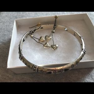 Bracelet and earrings